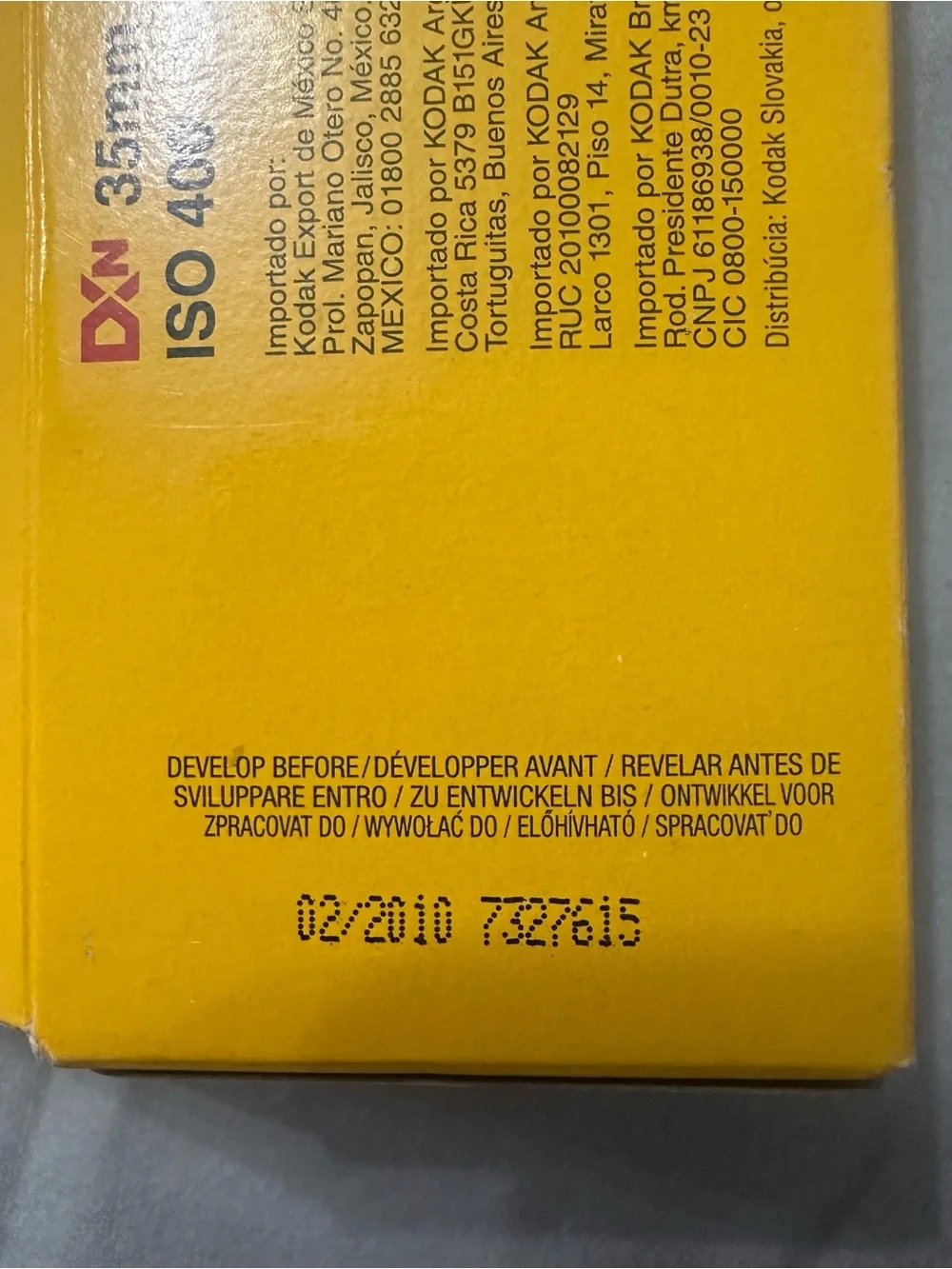 Kodak brand film